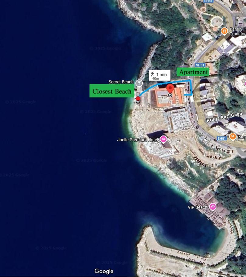 Sail Ocean View Apartments Sarandë エクステリア 写真